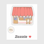 Bunny's Bakery Collectie - De bakkerij Sticker (Vel)