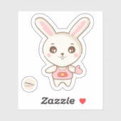 Bunny's Bakery Collectie - Mrs Bunny Sticker (Vel)