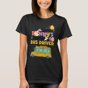 Bunny's favoriete buschauffeur Happy Bunny's bus E T-shirt