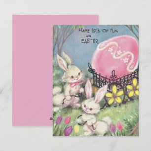  Bunny's grote paaseieren Feestdagenkaart