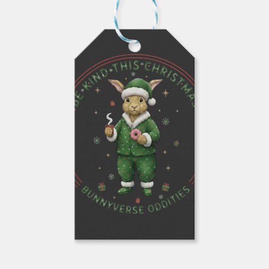 Bunnyverse christmas cadeaulabel (Voorkant)