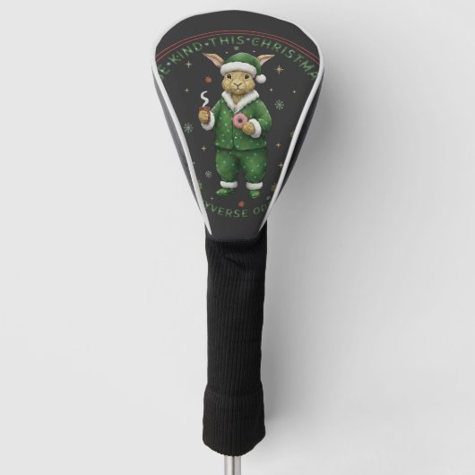 Bunnyverse christmas golfheadcover (Voorkant)