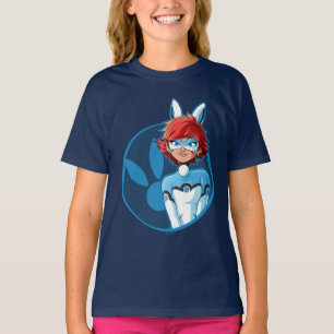 Bunnyx Blauwe Badge T-shirt