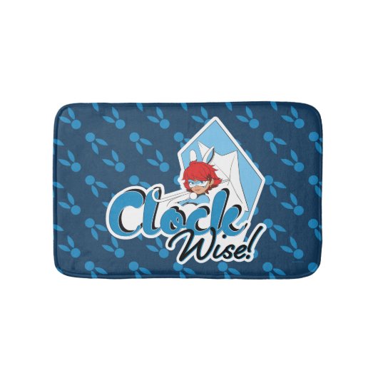 Bunnyx | Klok Wise! Badmat (Voorkant)