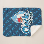 Bunnyx | Klok Wise! Sherpa Deken (Voorkant (horizontaal))