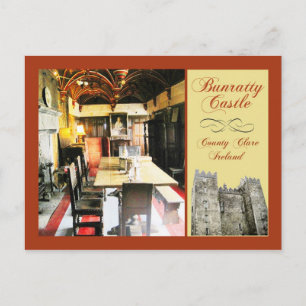 Bunratty Castle, County Clare, Ierland Briefkaart