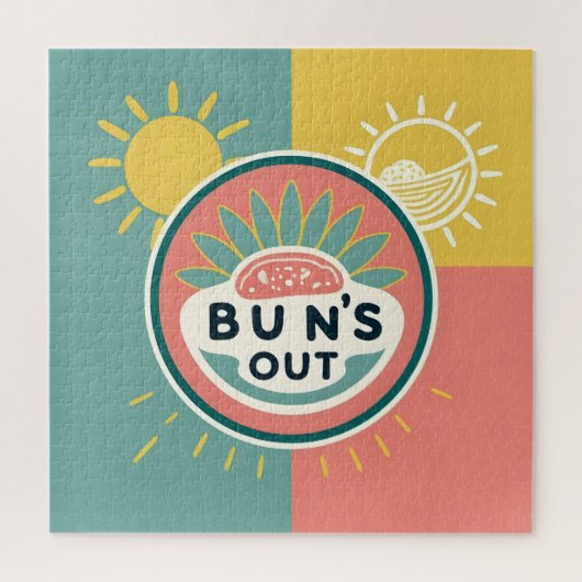 Bun's Out Logo Puzzle (Vertical)