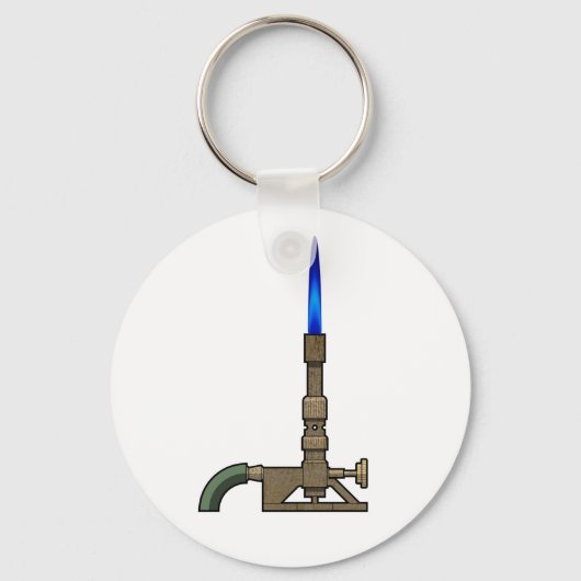 Bunsen Burner Sleutelhanger (Voorkant)