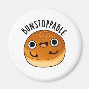 Bunstoppable Funny Bun Pun Magneet