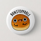 Bunstoppable Funny Bun Pun Ronde Button 5,7 Cm (Voorkant)