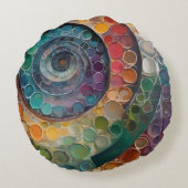 bunt und modern, Dekokissen Rond Kussen (Achterkant)