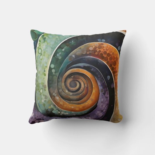 bunt und modern, design mit Spirale Kussen (Achterkant)