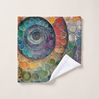 bunt und modern, ein schönes Handtuchset Bad Handdoek