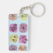 Bunte Blumenpaletten  Sleutelhanger (achterkant)