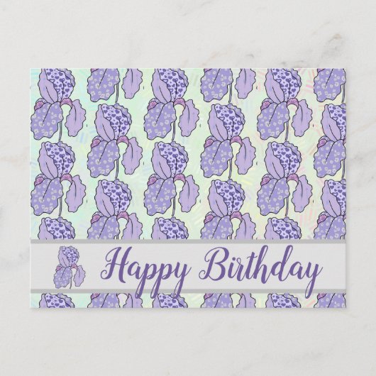 bunte Iris Briefkaart (Voorkant)