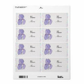 bunte Iris Etiket (Full Sheet)