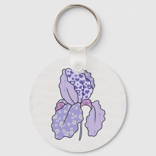 bunte Iris Sleutelhanger (Voorkant)
