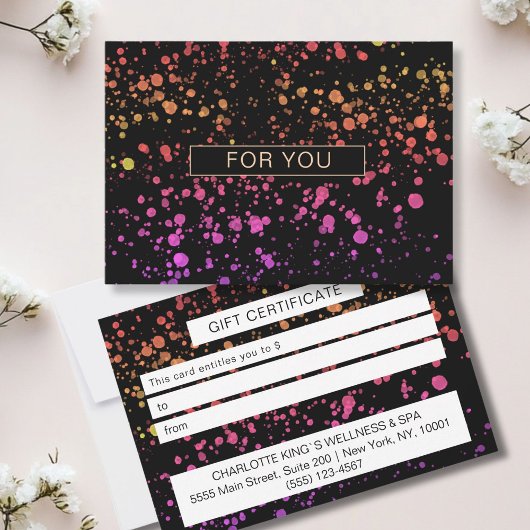 BUNTE KLECKSE BUSINESS  CERTIFICATE gift for you