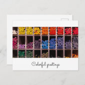 bunte Künstlerfarben im Fach Briefkaart (Voorkant / Achterkant)