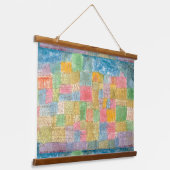 Bunte Landschaft - Paul Klee Hangend Wandkleed (Gebogen)