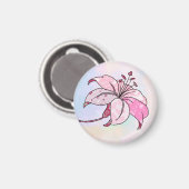 bunte Lilie Magneet (Voorkant / Achterkant)