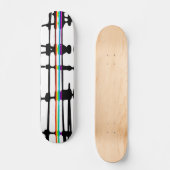 Bunte Streifen Skateboard (Voorkant)