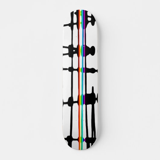 Bunte Streifen Skateboard (Voorkant)