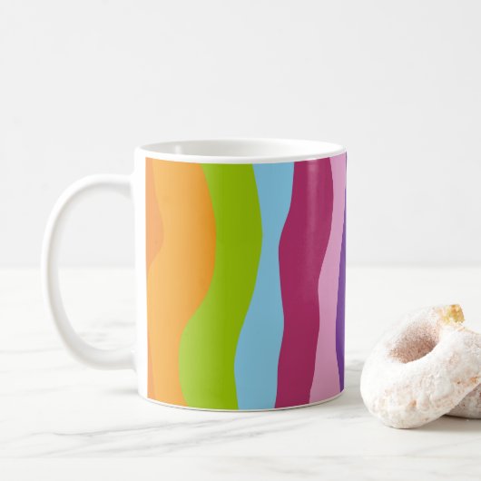 Bunte Wellen Koffiemok (Met donut)