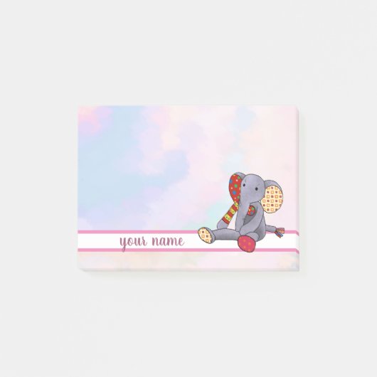 bunter Elefant Klebezettel Post-it® Notes (Voorkant)