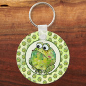Bunter Frosch Carte postale Porte-clés (Recto)