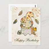 Buntes Eichhörnchen Briefkaart (Voorkant / Achterkant)