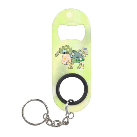 buntes Schaf Mini Flessenopener (Voorkant)