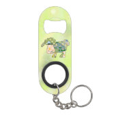 buntes Schaf Mini Flessenopener (Achterkant)