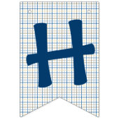 Bunting Banner - Blue Marlin op Pset (Tweede vlag)