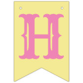 BUNTING BANNER "EENVOUDIGER MAKEN" GIRAFFE (Derde vlag)