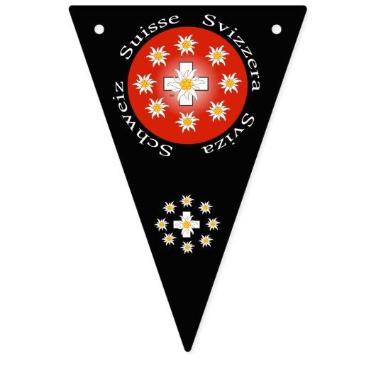 Bunting Banner Zwitserland (Tweede vlag)