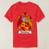 Bunting Coat of Arms Family Crest T-shirt (Design voorkant)