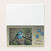 Bunting de Noël - Bleu (Outside Unfolded)