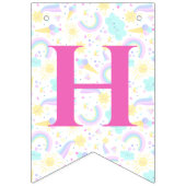 Bunting Flags Happy Birthday. Vlaggetjes (Tweede vlag)