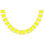 Bunting: Swallowtail - Gewoon geel Vlaggetjes (Alle)