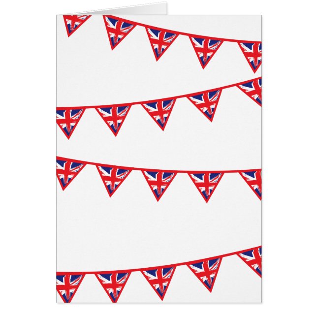 Bunting van de Vlag van Union Jack (Voorkant)