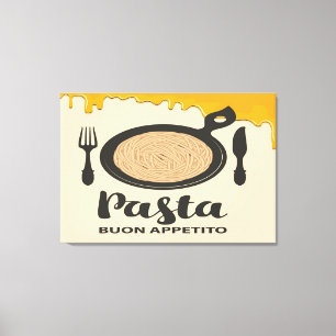 Buon Appetite Canvas Afdruk
