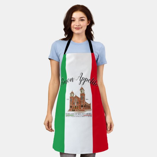 Buon Appetito All-Over Print Schort (Gedragen)