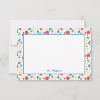 Buon Appetito Kleurrijke Pasta Verjaardag Statione Bedankkaart