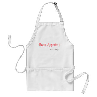 "Buon Appetito" Lucrezia Borgia Standaard Schort
