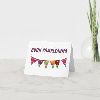 Buon complementanno, Italiaans gefeliciteerd jaar Kaart