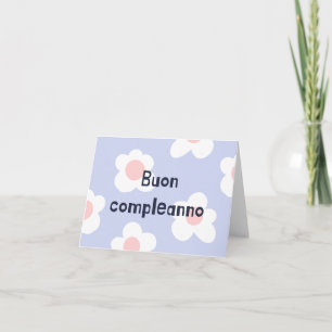 Buon complementanno, Italiaans gefeliciteerd jaar Kaart