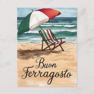 Buon Ferragosto Italiaanse feestdag Feestdagenkaart