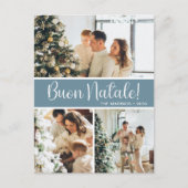 Buon Natale 3 foto Feestdagenkaart (Voorkant)