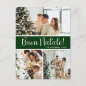 Buon Natale 4 Foto Feestdagenkaart (Voorkant)